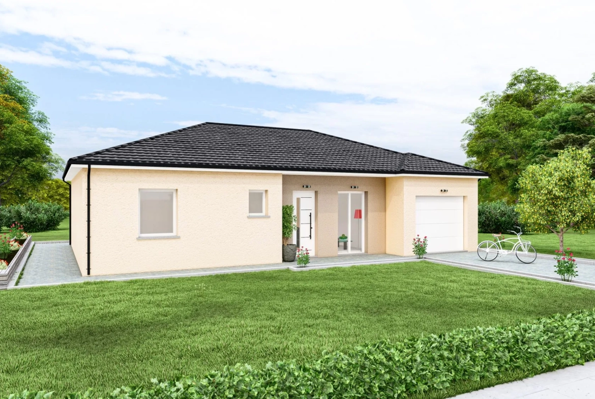 Maison neuve à construire à Mazirot - Modèle AMARYLLIS, maison de plain-pied personnalisée 