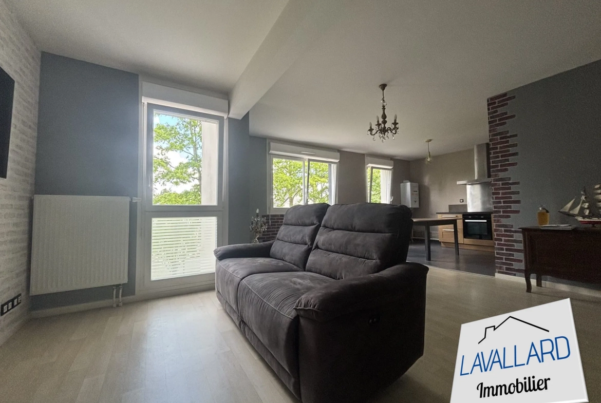 Appartement T2 de 62 m² avec parking à Amiens - Quartier plein sud 