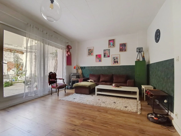 Appartement de 48 m² avec cour privée à Perpignan - Coup de cœur