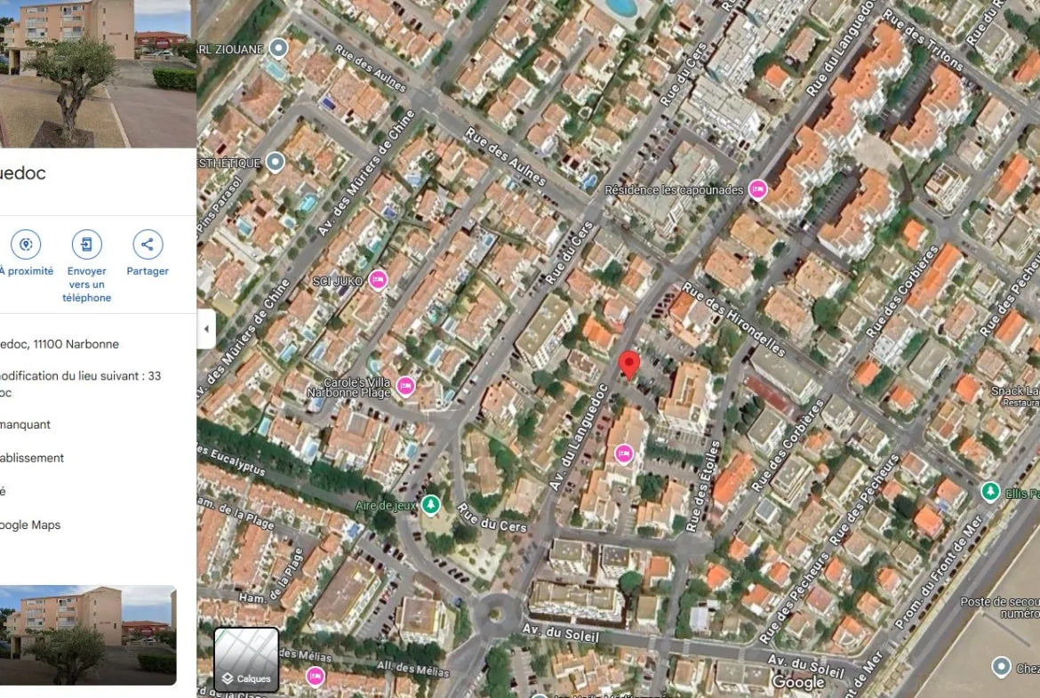 Appartement 2 pièces avec terrasse à Narbonne Plage à vendre 