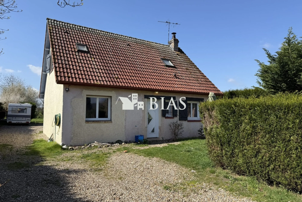 Charmante maison de plain-pied sur 1550 m² de terrain à Duclair 
