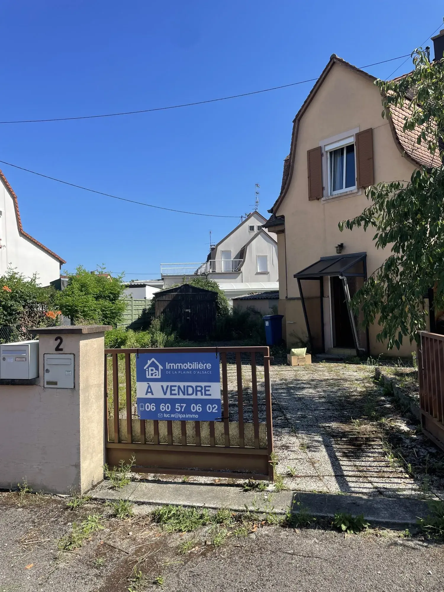 Maison à vendre à Pulversheim 60 m² avec potentiel de rénovation 