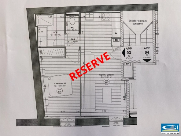 Plateau à vendre à Tournon-sur-Rhône dans immeuble en réhabilitation – Opportunité pour investisseurs