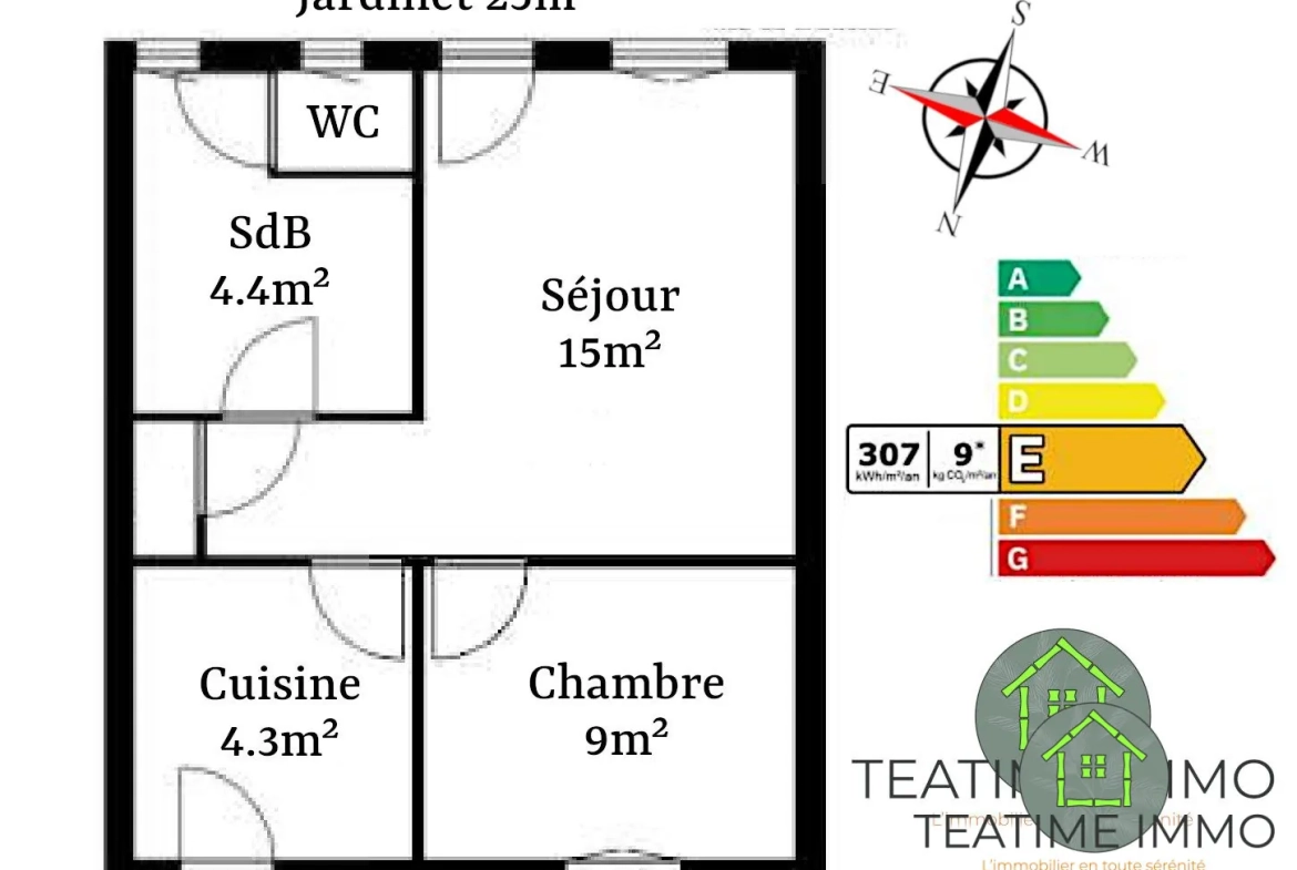 Charmante maison de 36 m² avec jardin à Fouesnant, idéale pour investissement ou résidence secondaire 