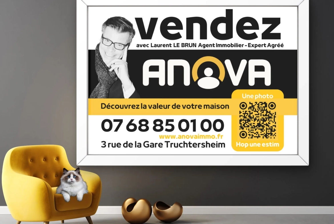 A vendre appartement 2 pièces à Truchtersheim 35 m² 