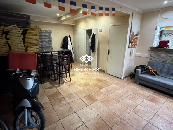 À vendre fond de commerce pizzeria livraison à Nice, emplacement stratégique, forte rentabilité