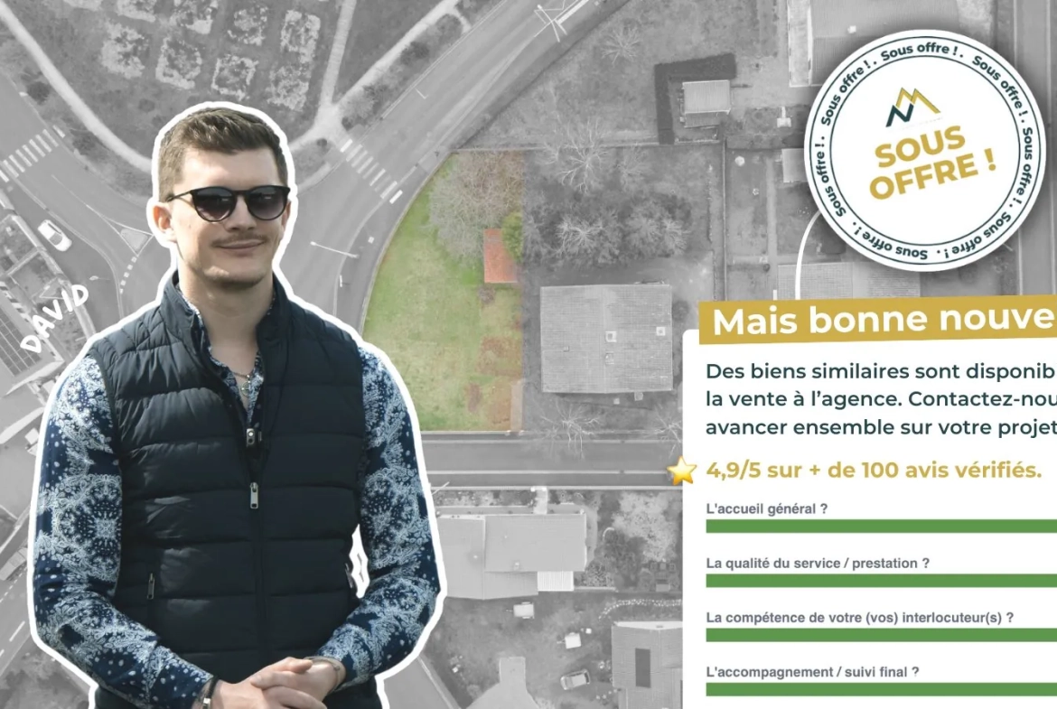 Terrain constructible de 545 m² à Cournon d'Auvergne avec abri de jardin 