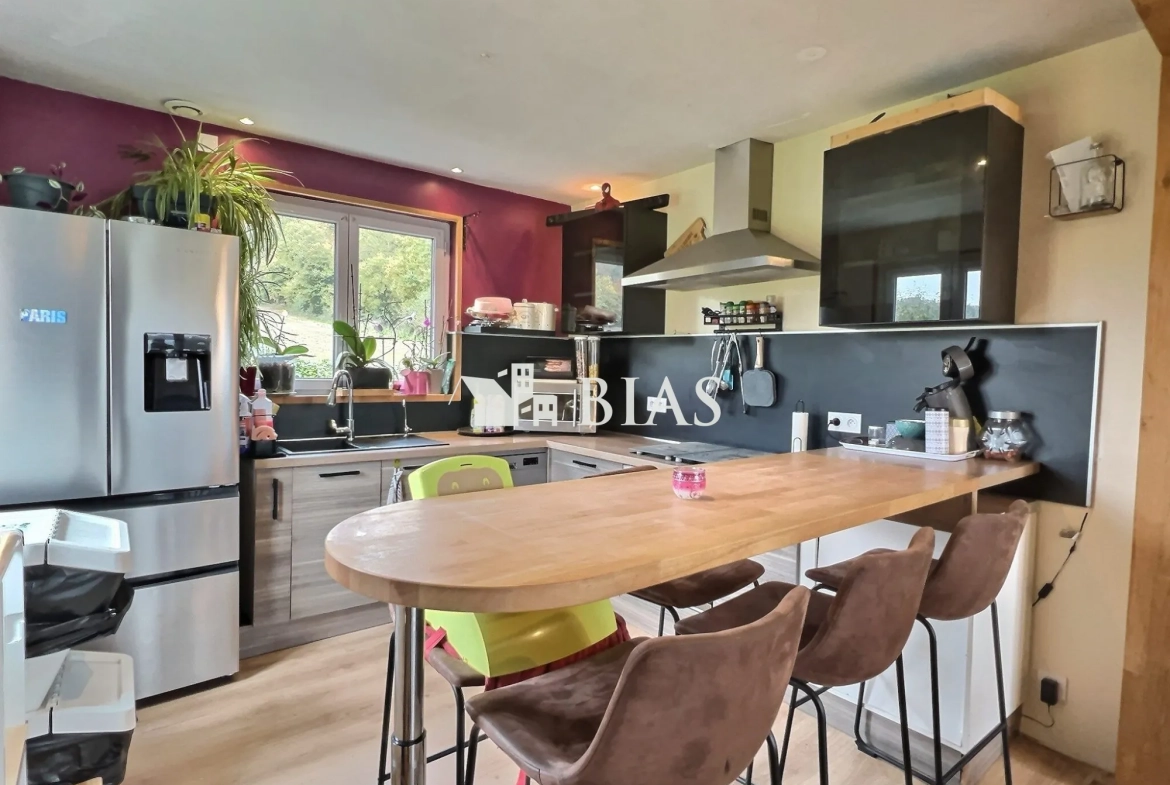 Maison familiale à vendre à Fontaine-l'Abbé de 90 m² avec terrain ensoleillé 