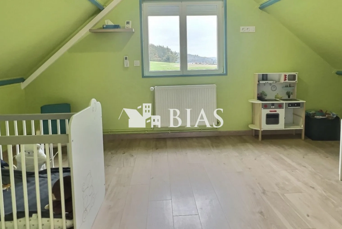 Maison familiale à vendre à Fontaine-l'Abbé de 90 m² avec terrain ensoleillé 