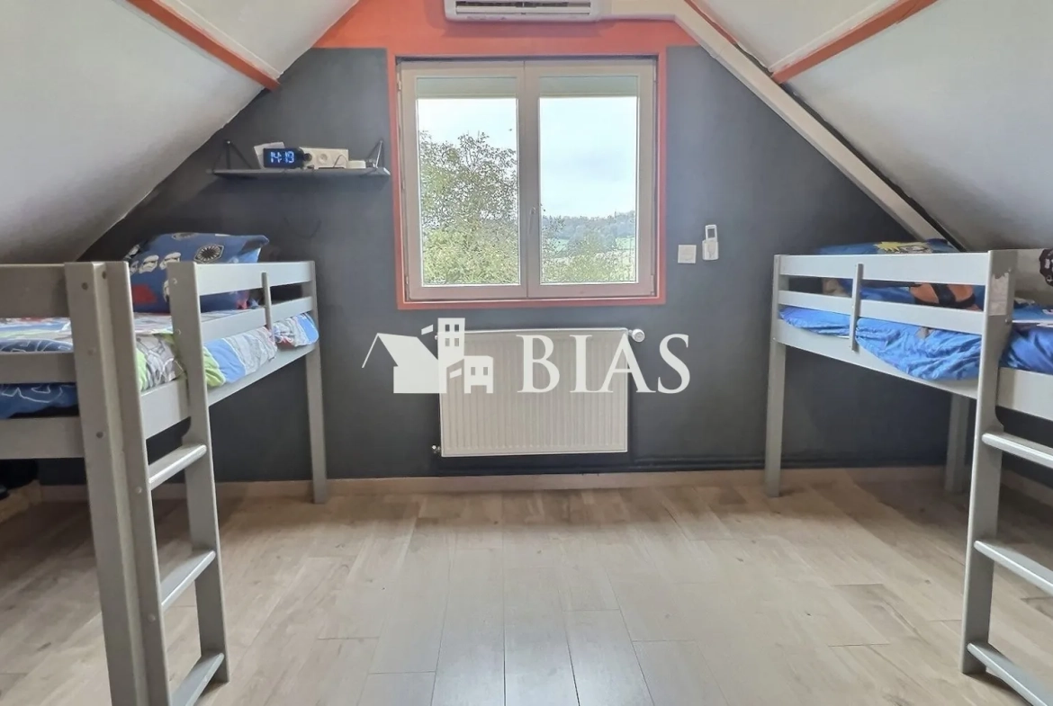 Maison familiale à vendre à Fontaine-l'Abbé de 90 m² avec terrain ensoleillé 
