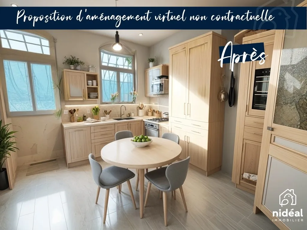 Maison semi-individuelle de 122m² avec 3 chambres à Ferrière-la-Grande 