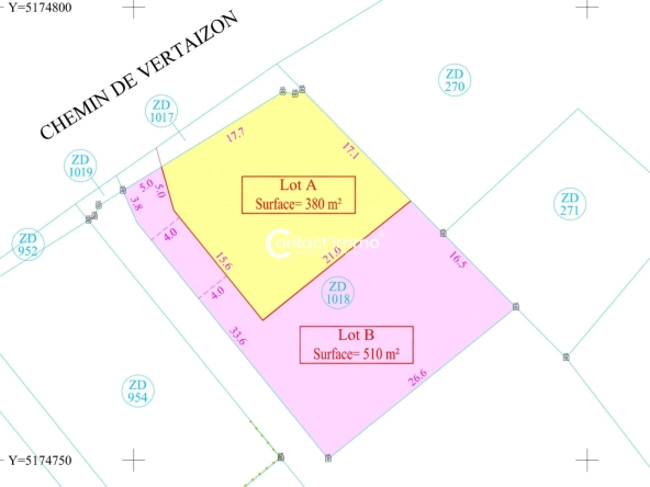 Terrain constructible de 389m² à Mur-sur-Allier - Opportunité à saisir