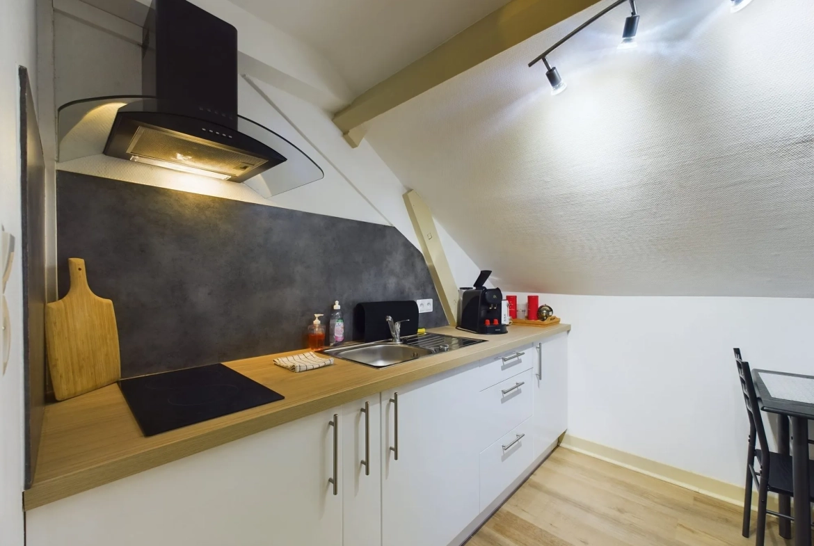 Studio meublé à vendre en plein centre de Troyes - 16 m² 