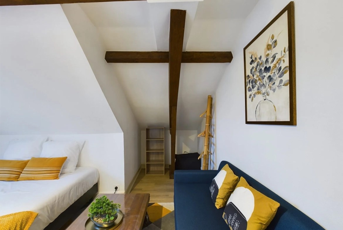 Studio meublé à vendre en plein centre de Troyes - 16 m² 