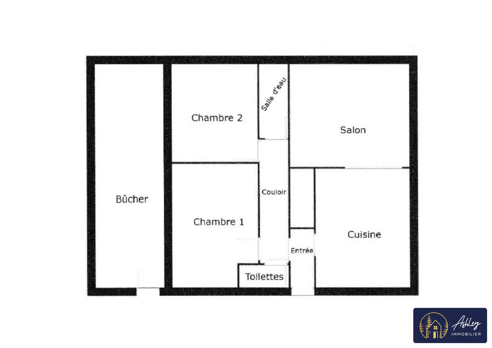 Charmant appartement T3 de 71 m² avec terrasse à Riom-ès-Montagnes 
