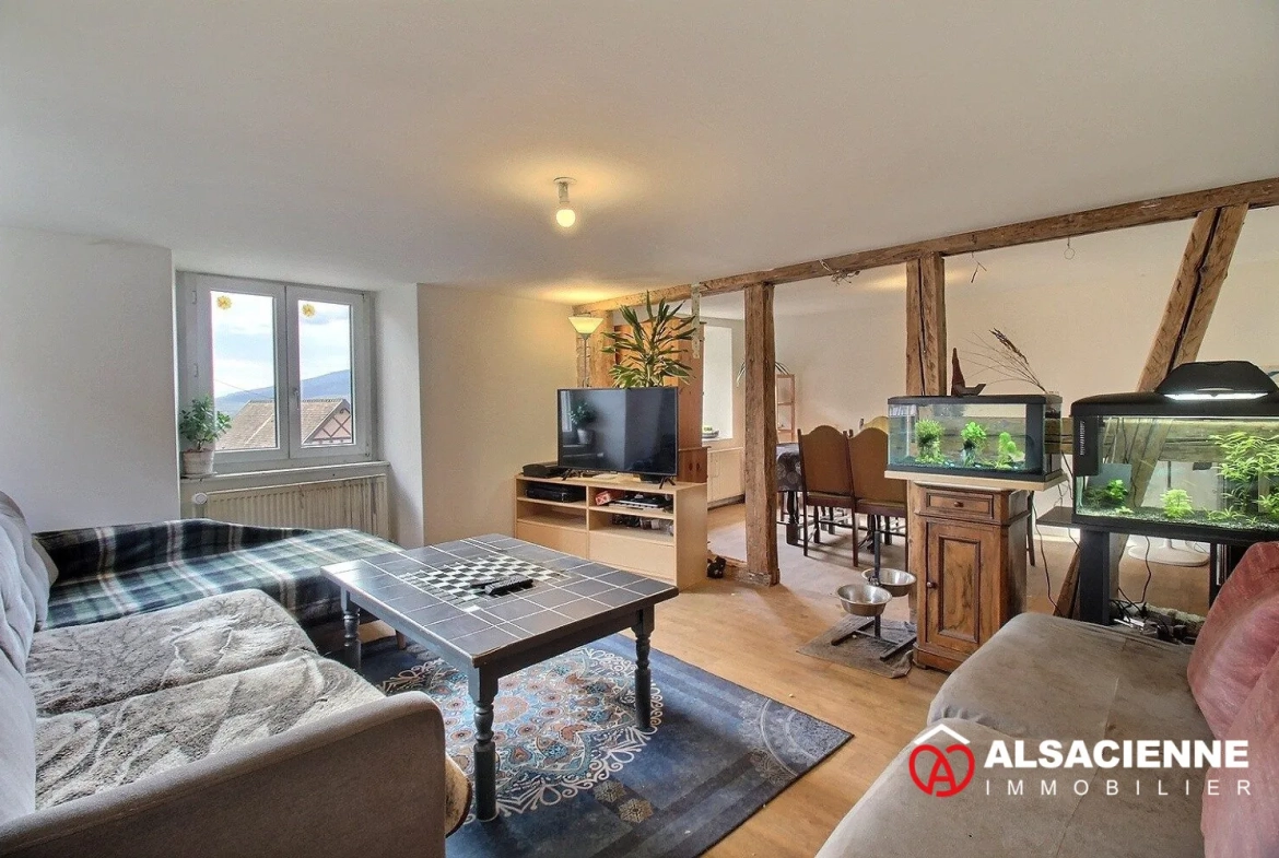 Maison de village rénovée avec vue à Itterswiller 