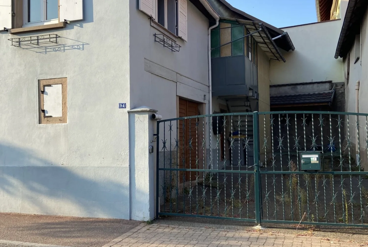 Maison de village rénovée avec vue à Itterswiller 