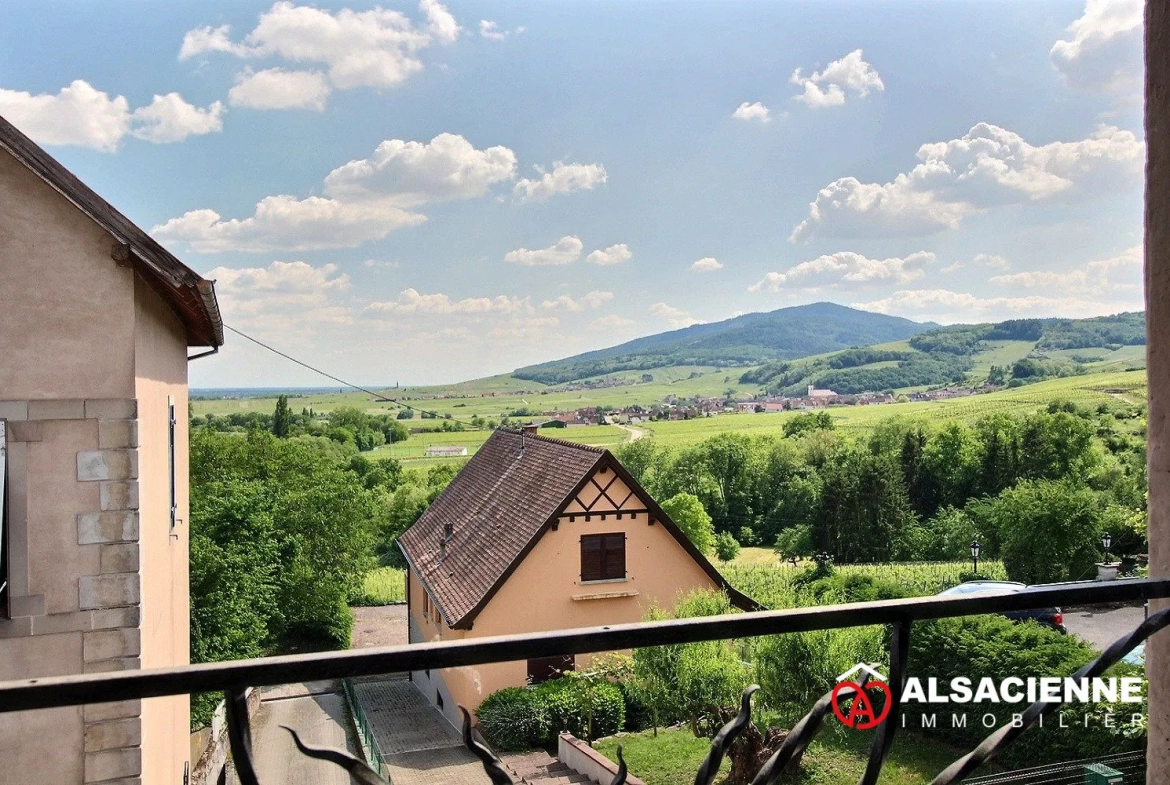 Maison de village rénovée avec vue à Itterswiller 