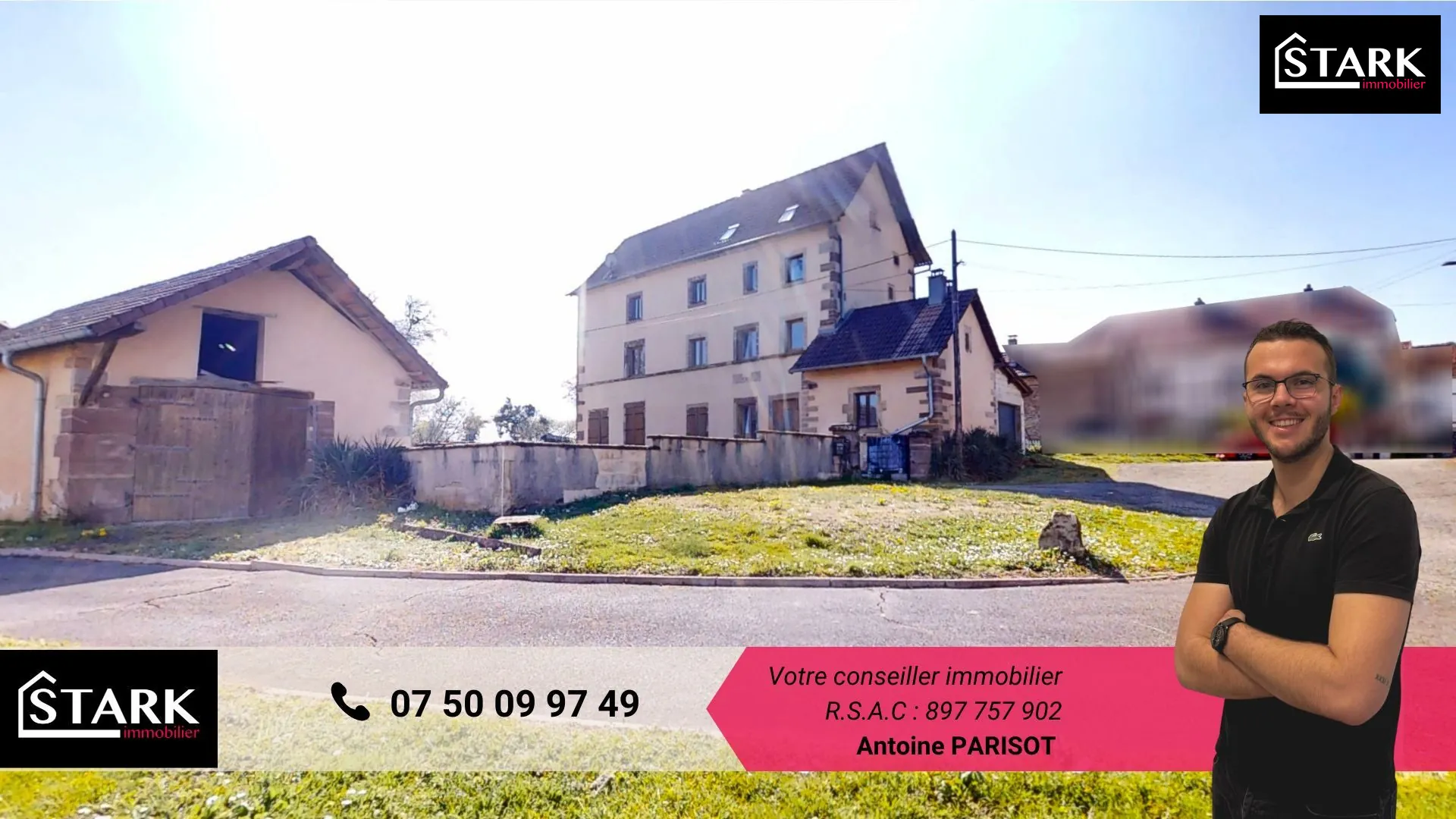 Maison à vendre à Lomont 210 m² avec terrain de 10 ares - Charme et potentiel 