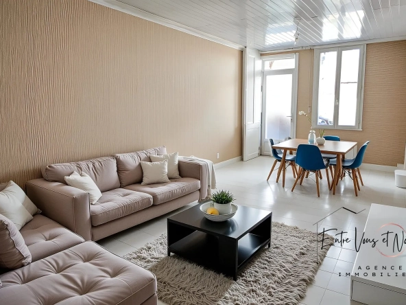 Jolie maison de 91 m² en centre-ville de La Réole, proche gare et commodités