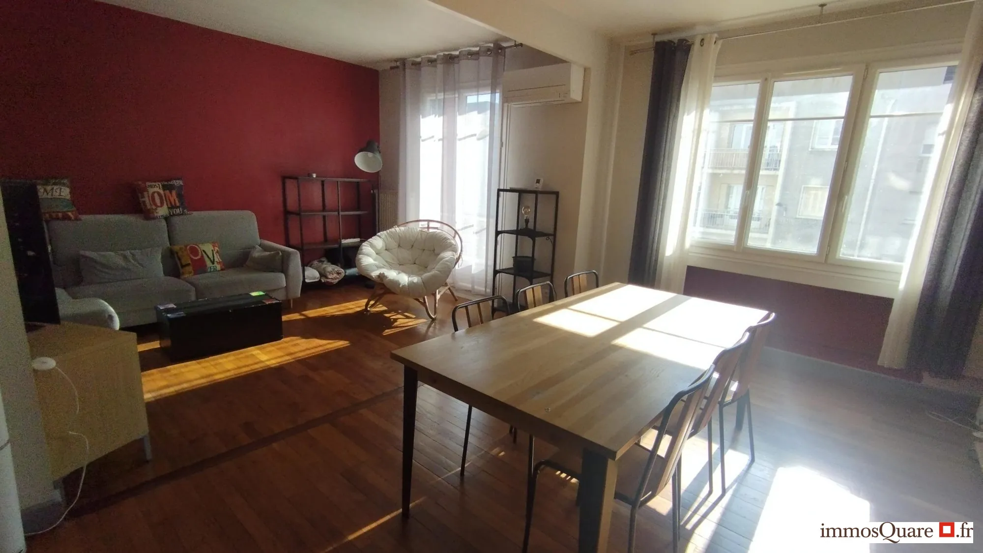 Magnifique T4 rénové avec balcon et ascenseur à Grenoble - Quartier Gustave Rivet / Albert 1er 