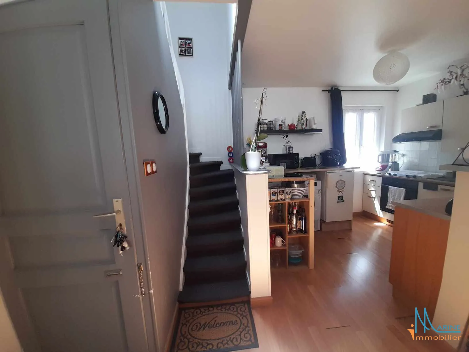 A vendre appartement duplex lumineux à Dieppe, 44 m², idéalement situé 