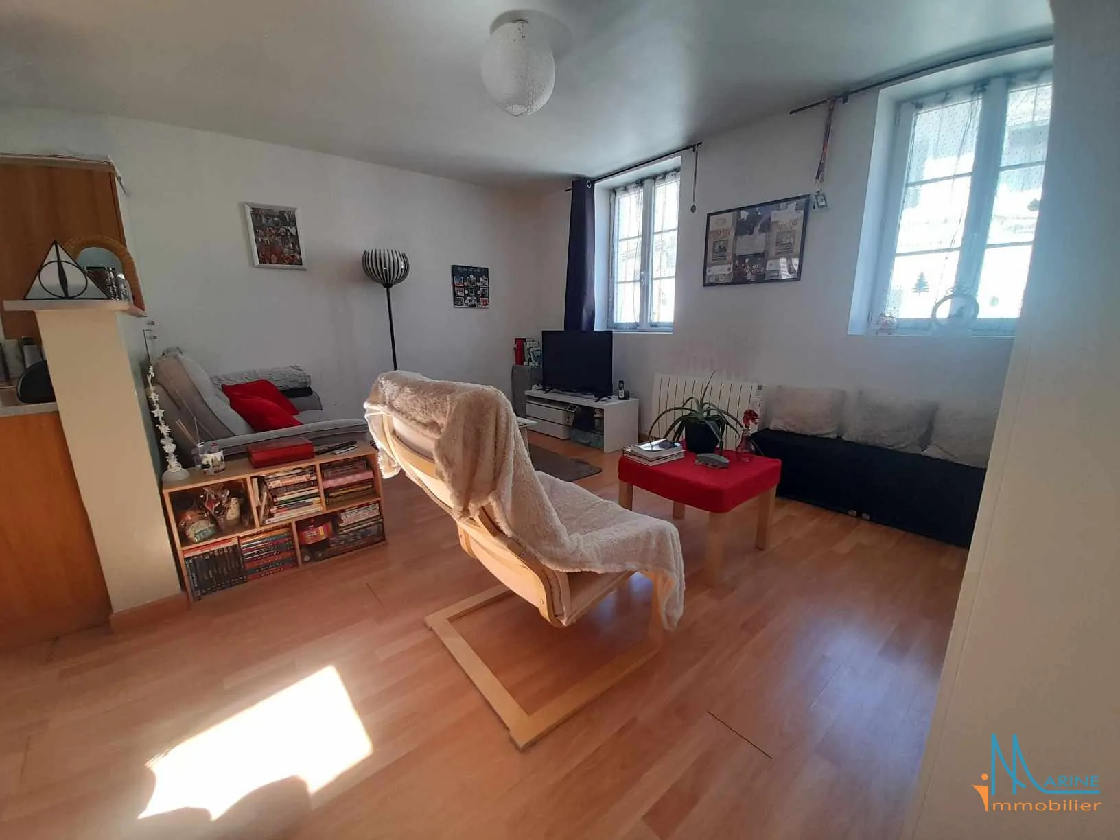 A vendre appartement duplex lumineux à Dieppe, 44 m², idéalement situé 
