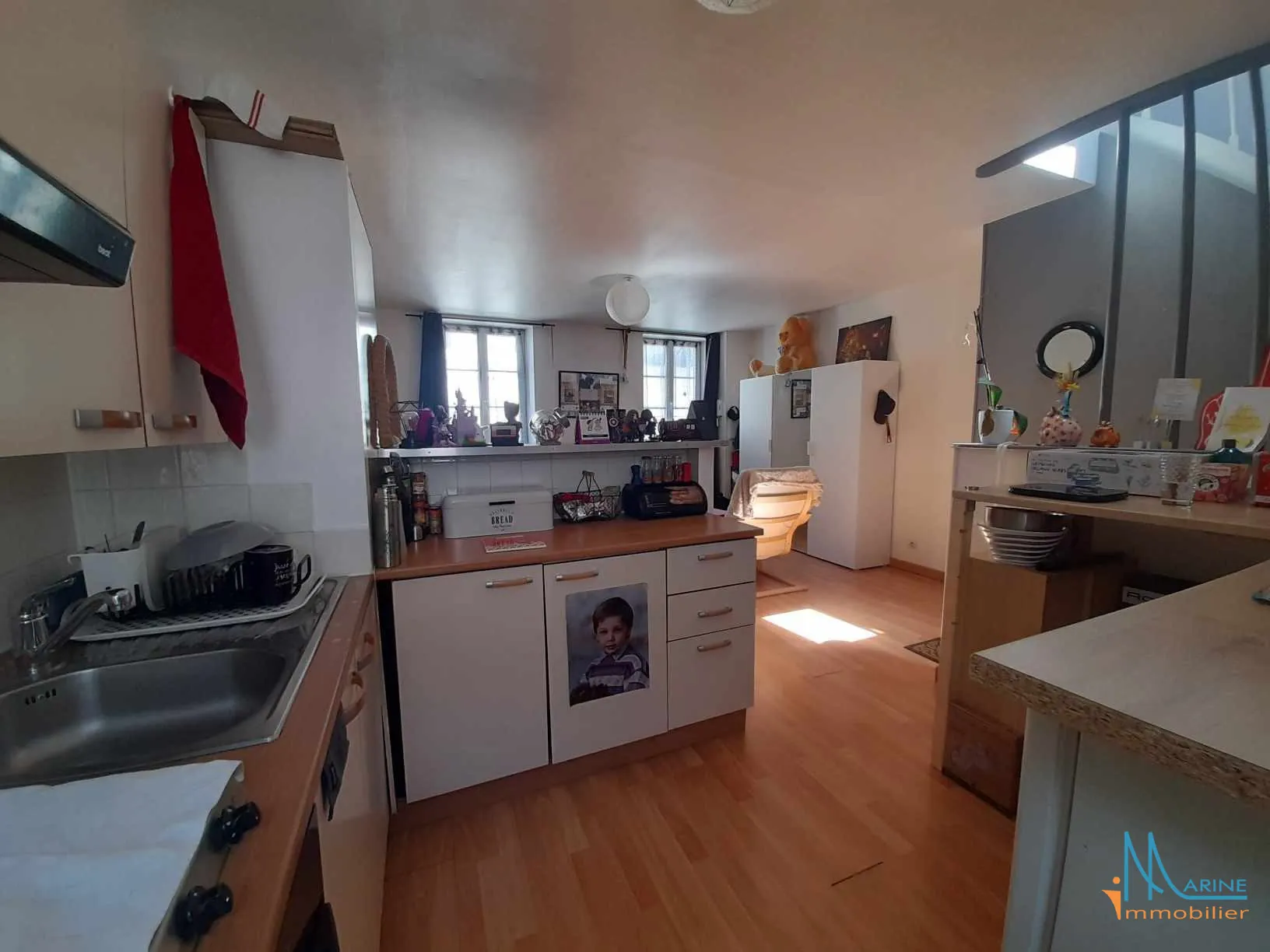 A vendre appartement duplex lumineux à Dieppe, 44 m², idéalement situé 