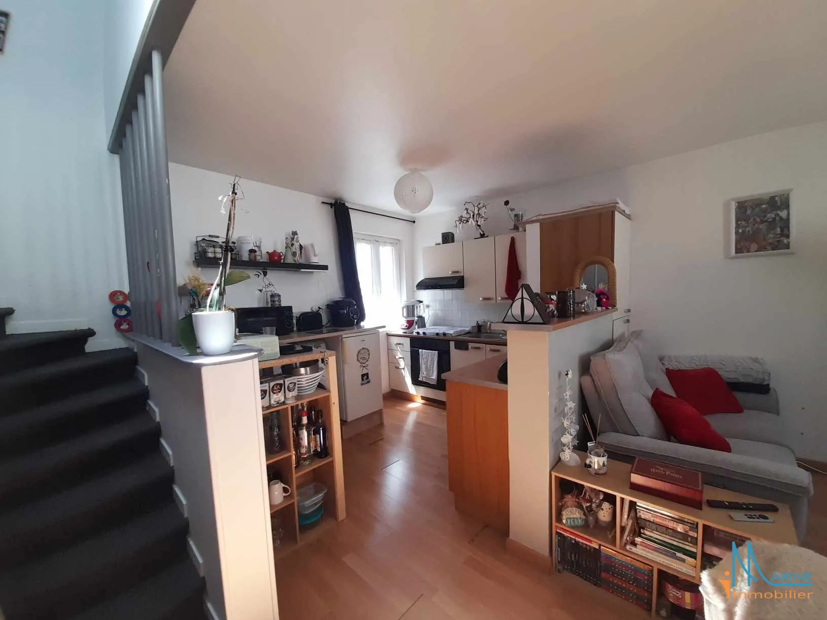 A vendre appartement duplex lumineux à Dieppe, 44 m², idéalement situé 