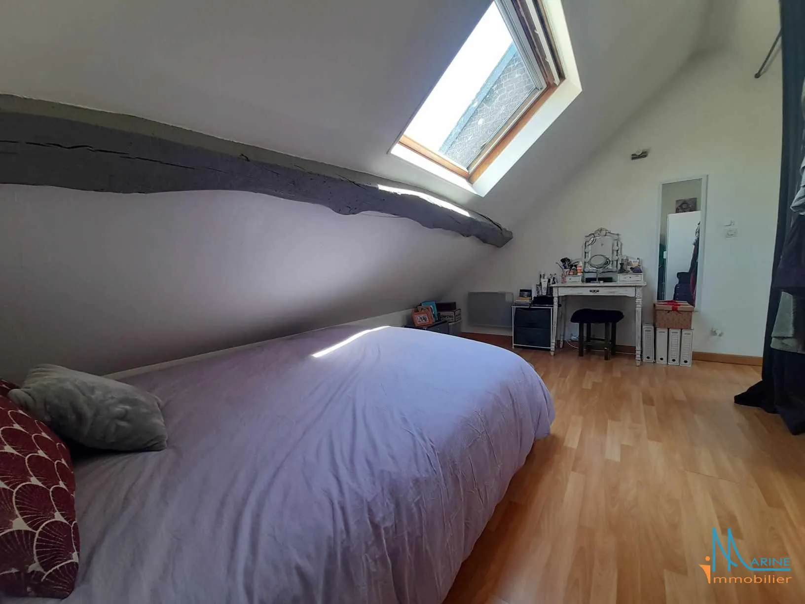 A vendre appartement duplex lumineux à Dieppe, 44 m², idéalement situé 