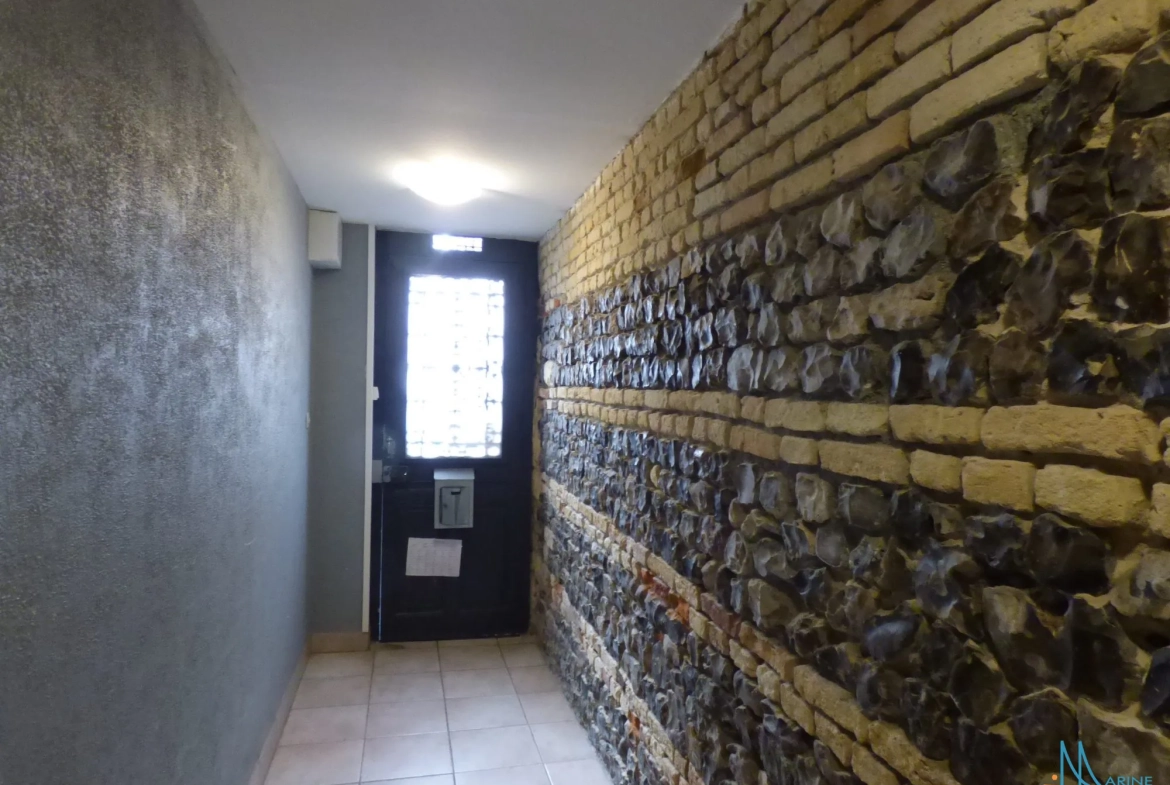 A vendre appartement duplex lumineux à Dieppe, 44 m², idéalement situé 