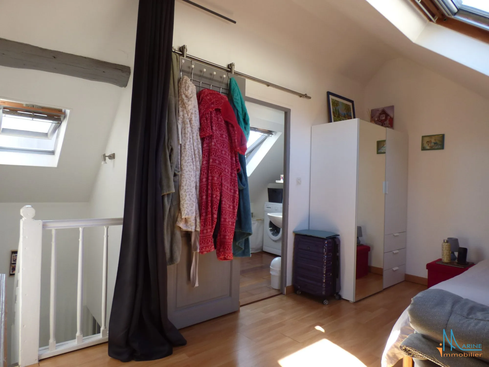 A vendre appartement duplex lumineux à Dieppe, 44 m², idéalement situé 
