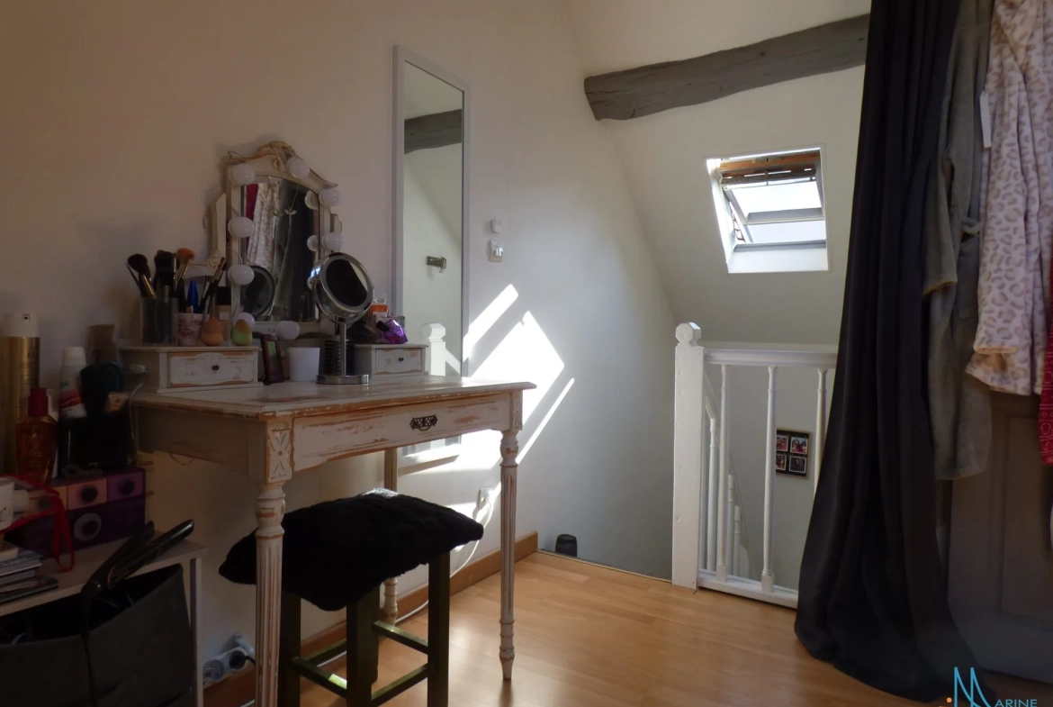 A vendre appartement duplex lumineux à Dieppe, 44 m², idéalement situé 