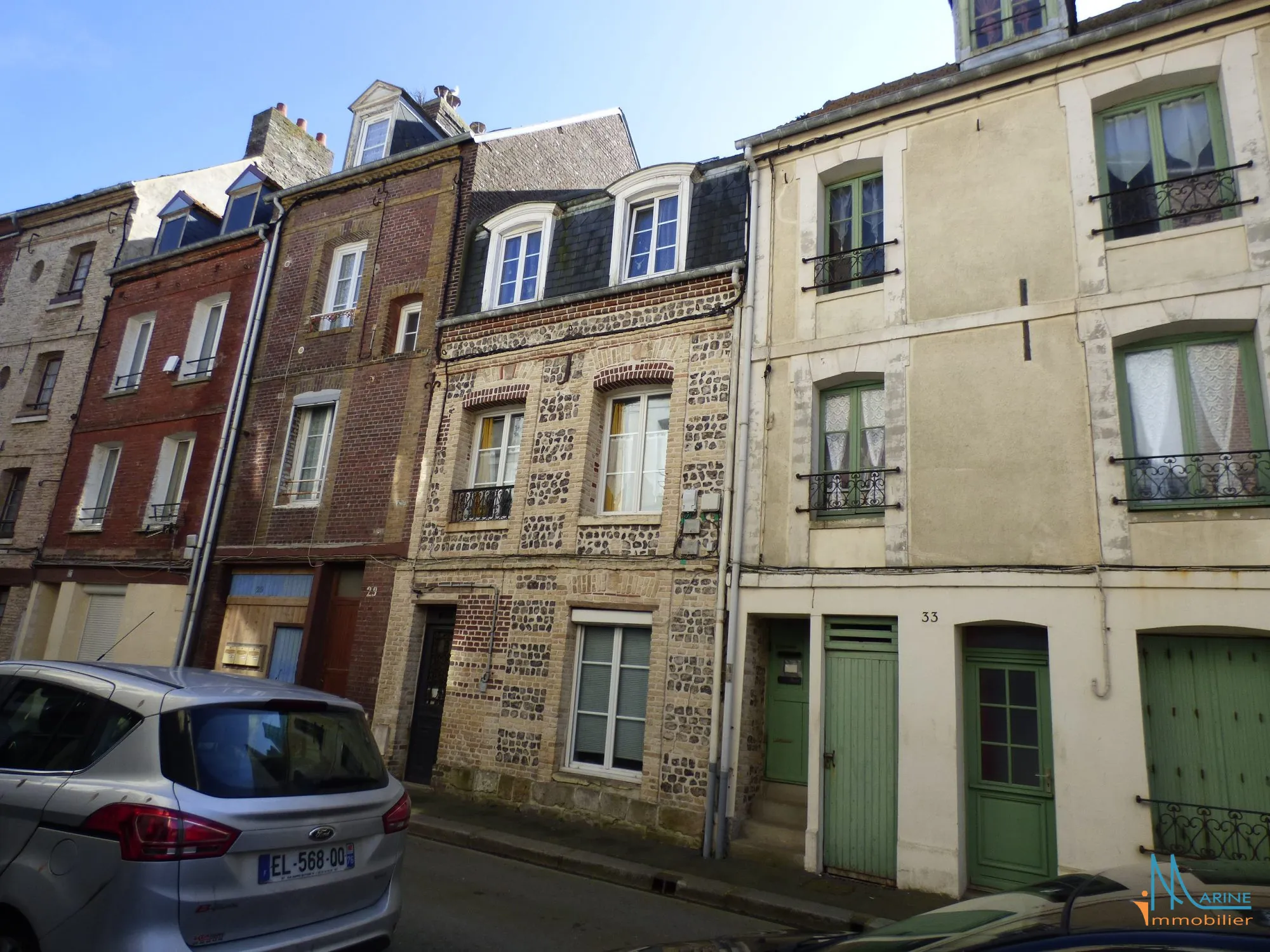 A vendre appartement duplex lumineux à Dieppe, 44 m², idéalement situé 