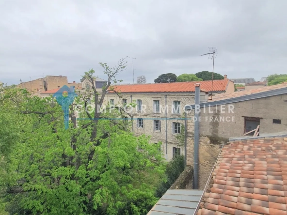 Appartement duplex de 78 m² en plein centre de Montpellier, vue dégagée