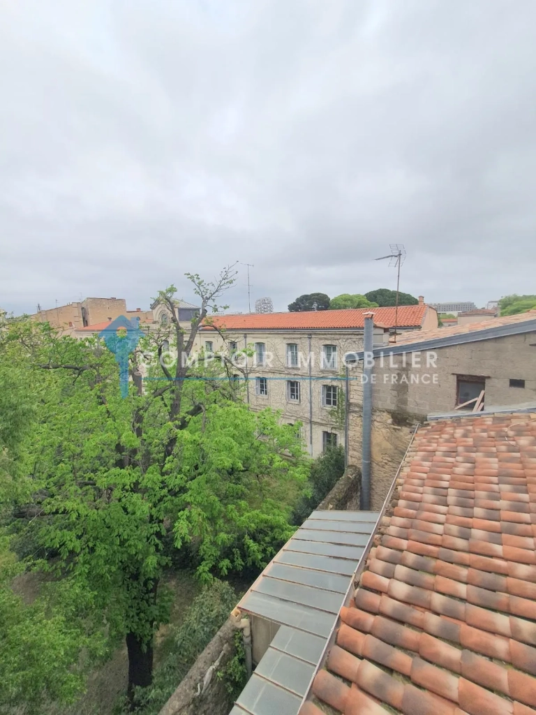 Appartement duplex de 78 m² en plein centre de Montpellier, vue dégagée