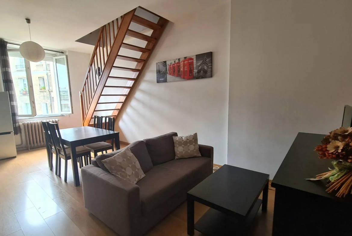 Appartement duplex à Reims face à la gare - Investissement idéal 