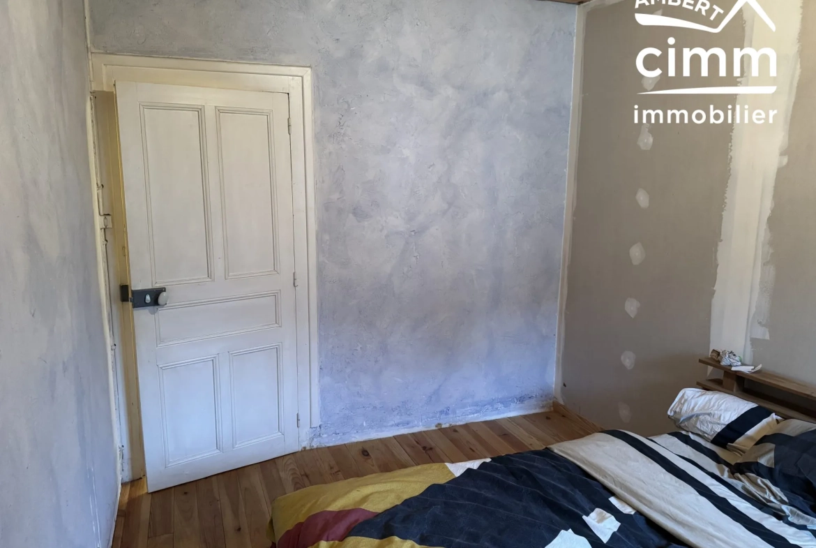 Achat ensemble de deux maisons mitoyennes à Ambert avec garages et jardin, idéal investisseur 