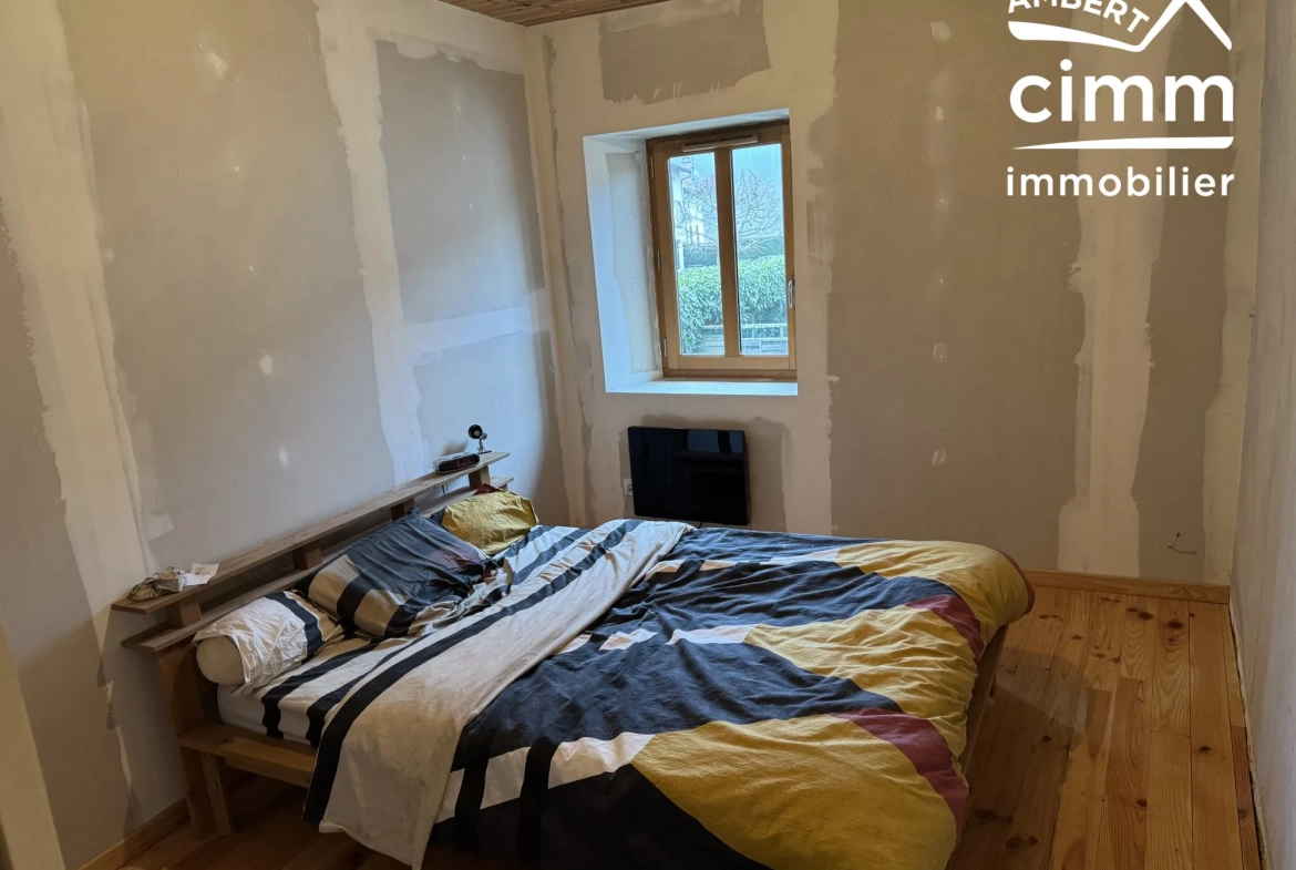 Achat ensemble de deux maisons mitoyennes à Ambert avec garages et jardin, idéal investisseur 