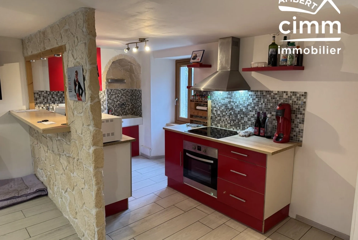 Achat ensemble de deux maisons mitoyennes à Ambert avec garages et jardin, idéal investisseur 