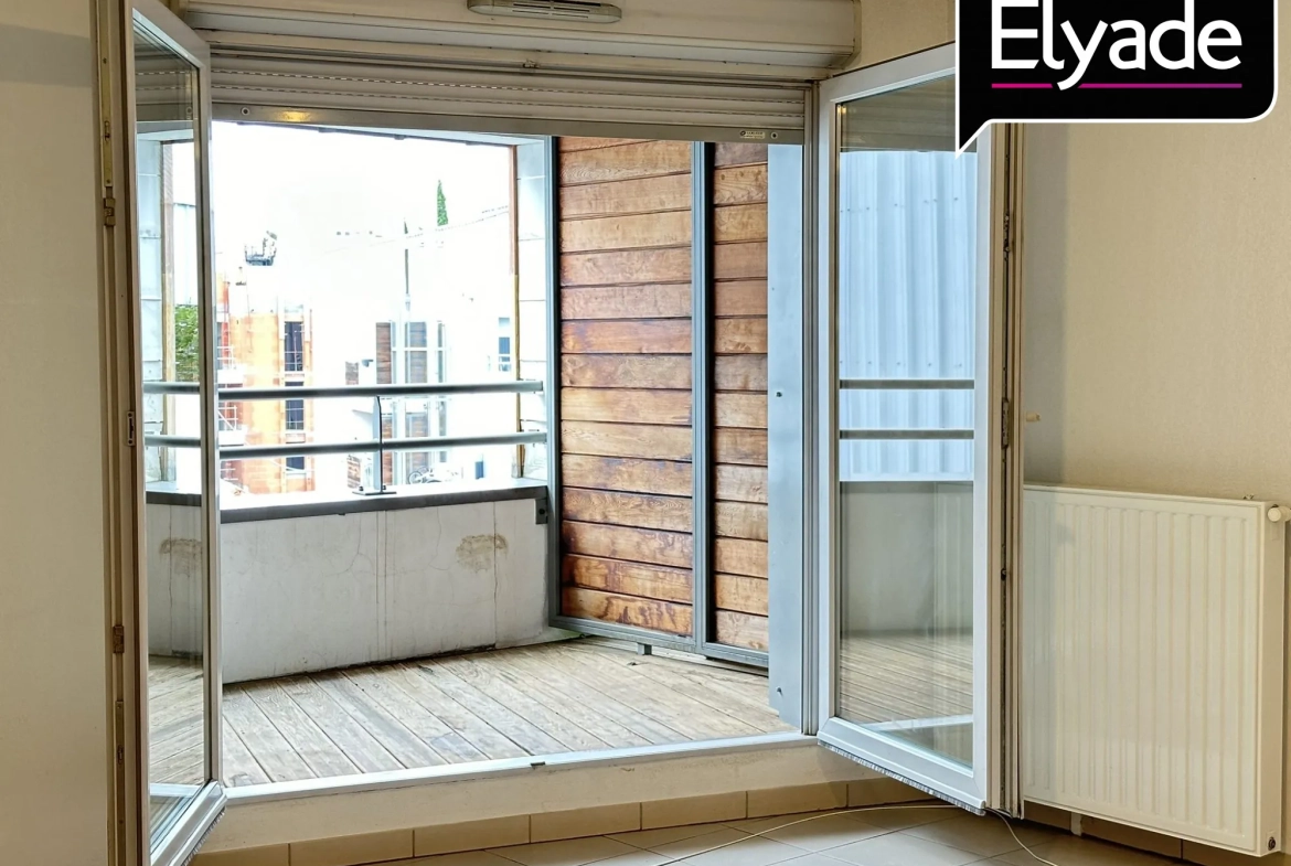 Vente Appartement T2 à Toulouse avec balcon et parking proximité Minimes 
