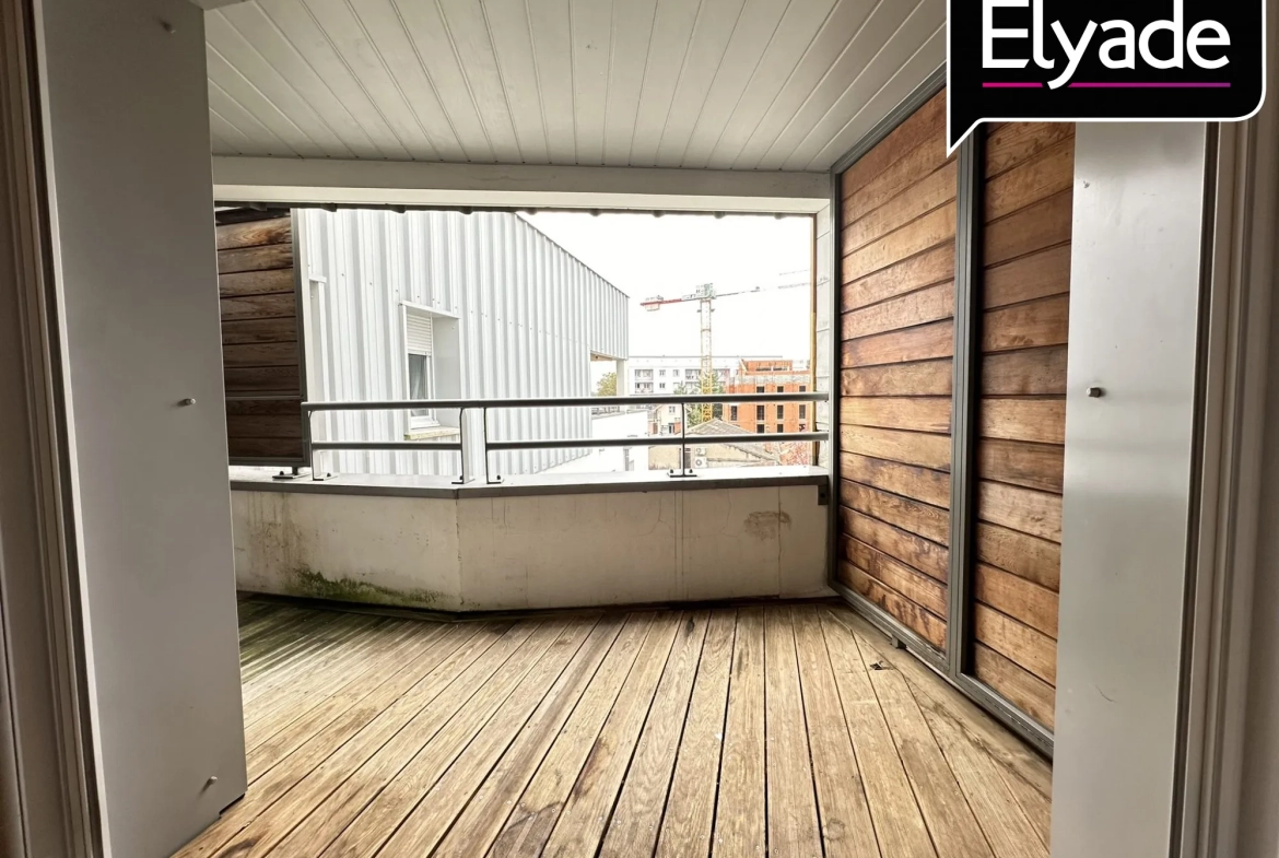 Vente Appartement T2 à Toulouse avec balcon et parking proximité Minimes 