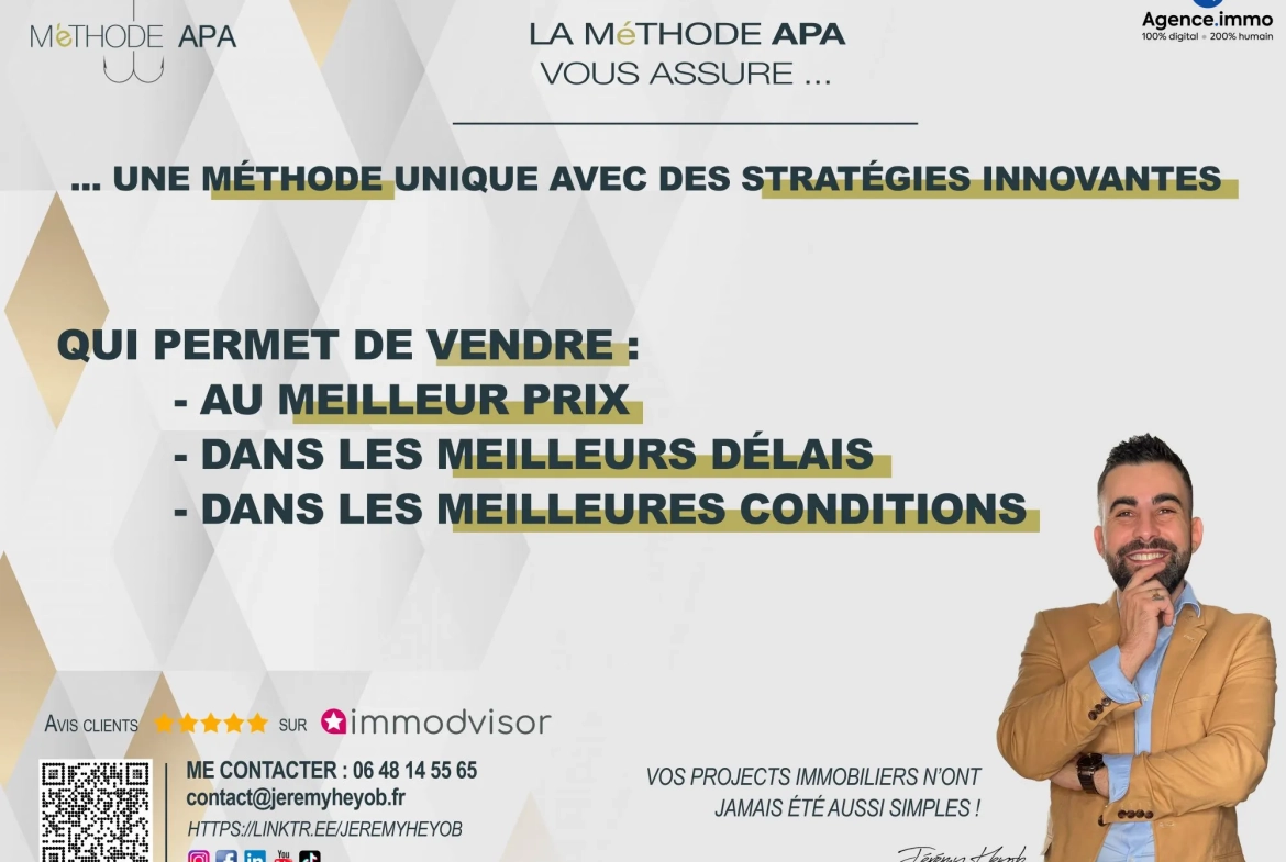 Appartement T3 avec terrasse à Vénissieux – Exclu, près du centre 