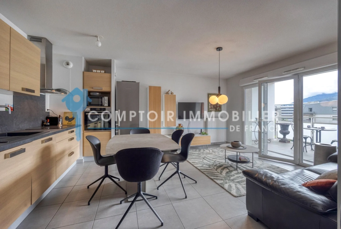 Appartement T3 à vendre à Saint Martin le Vinoux proche Grenoble - 62 m² avec terrasse et parking 