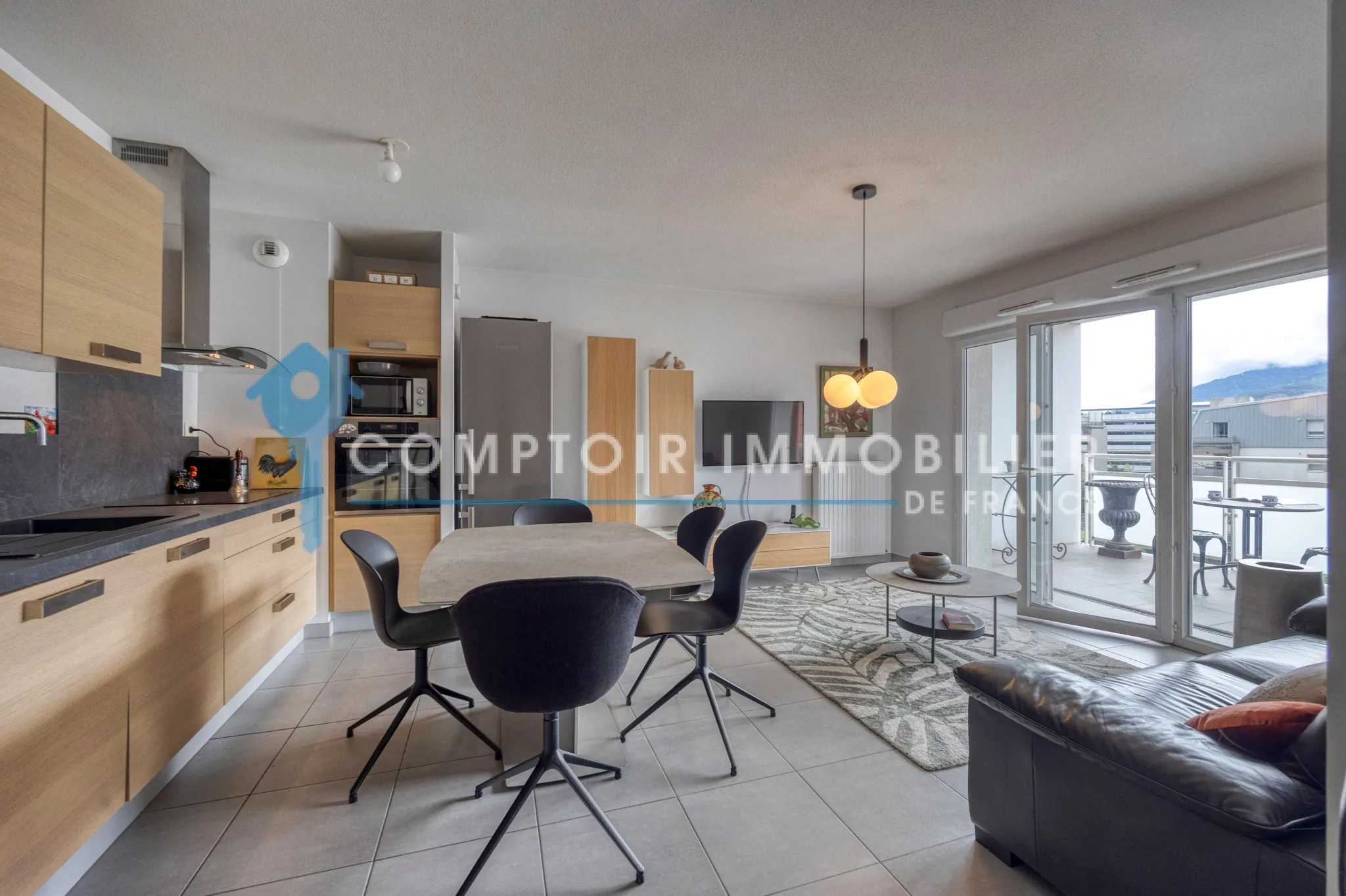 Appartement T3 à vendre à Saint Martin le Vinoux proche Grenoble - 62 m² avec terrasse et parking 