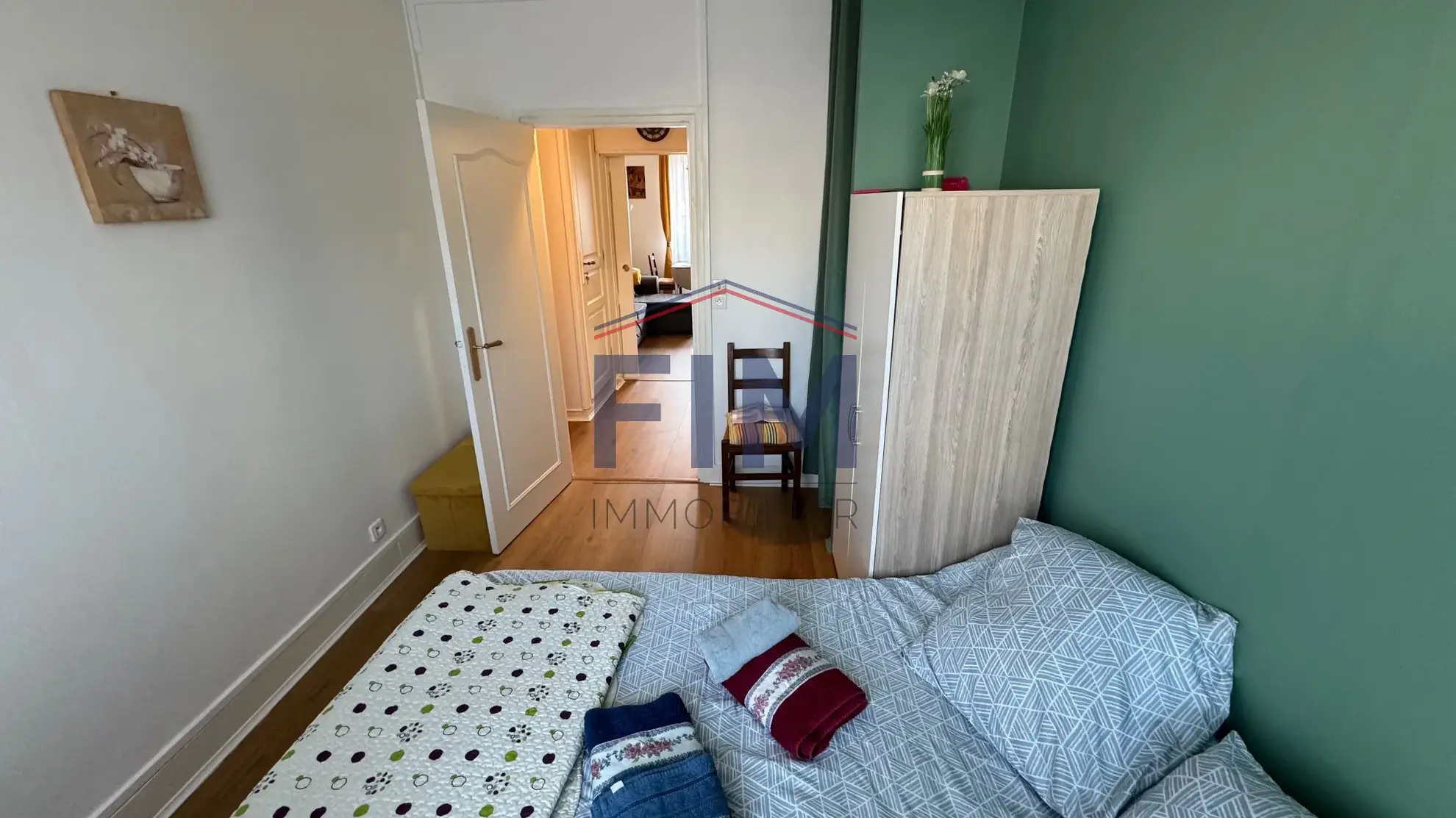 Appartement F2 avec vue imprenable sur le canal de Dieppe à vendre 