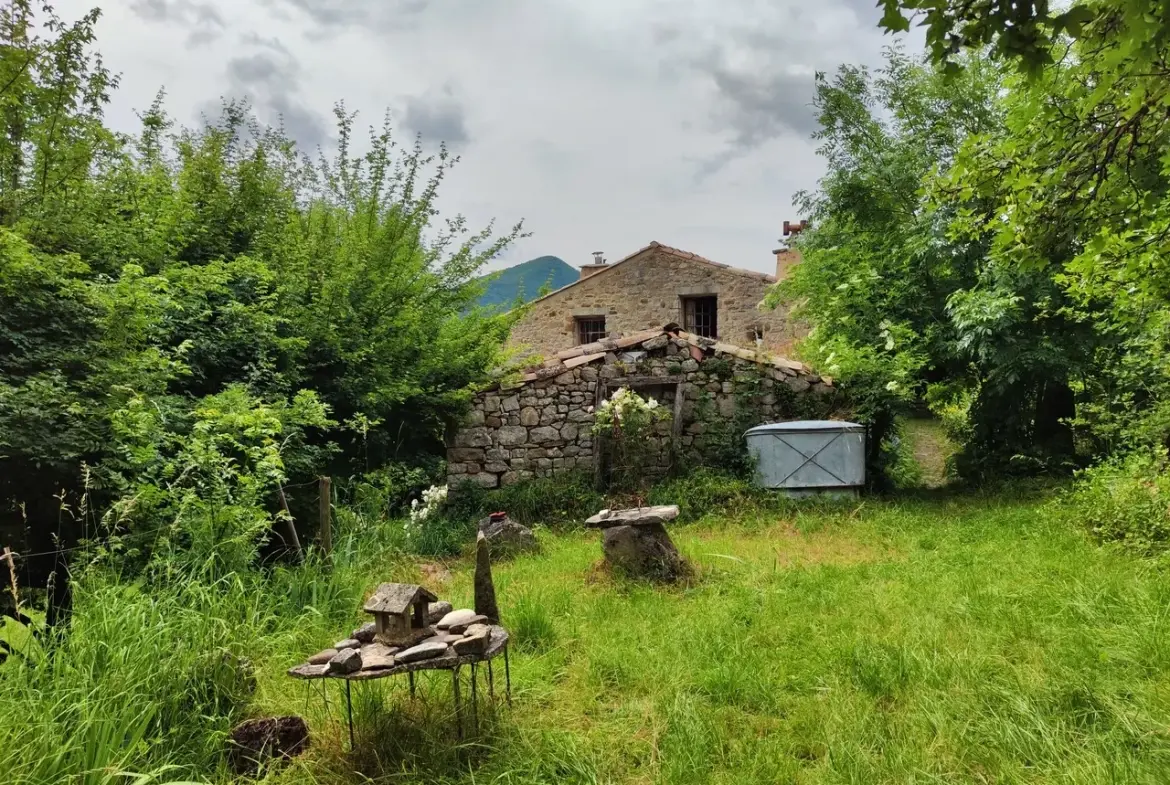 Maison ancienne en pierre avec jardin à Vesc, idéal pour amoureux d’authenticité 