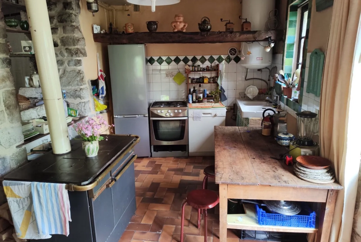 Maison ancienne en pierre avec jardin à Vesc, idéal pour amoureux d’authenticité 
