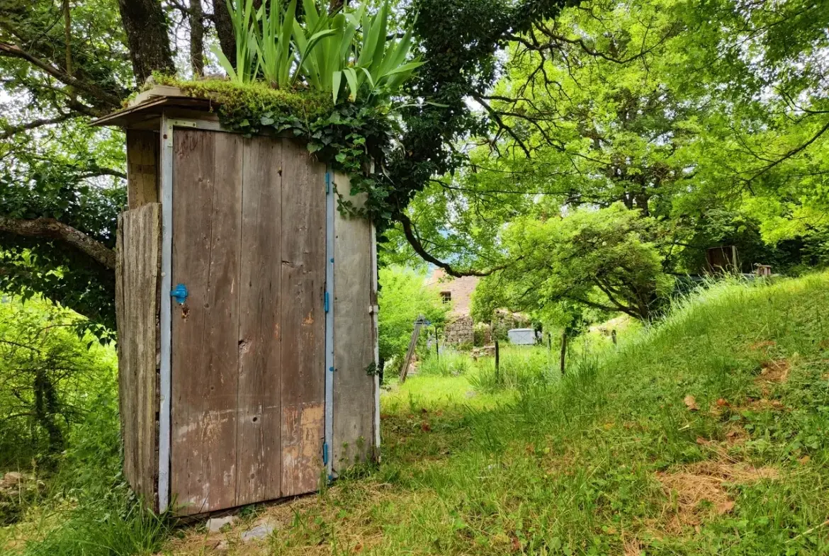 Maison ancienne en pierre avec jardin à Vesc, idéal pour amoureux d’authenticité 
