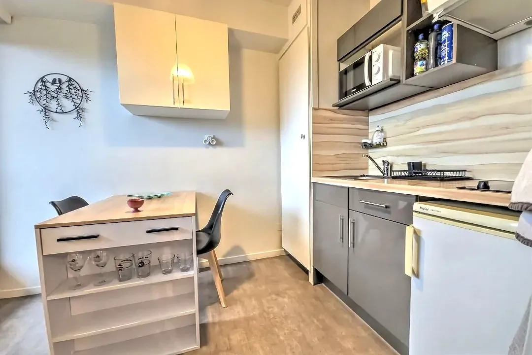 Studio meublé de 36 m² à Limoges, secteur Ester - Bois de la Bastide, avec parking sécurisé 